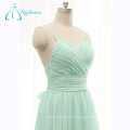 Beautiful New Fashion Style Chiffon Pleat Long Bridesmaid Dress